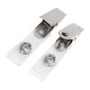 10/20/50pcs 4 Styles Reel Skipping Metal Pull Card Holders Kawaii Clips ID Card Badge Lanyard Clip
