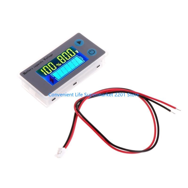 XXUA 10-100V Универсальный вольтметр-тестер емкости аккумулятора LCD Автомобильный Свинцово-кислотный