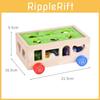Shape Geometric Wood Matching Animal Toy For Early Learning Childrens Gifts