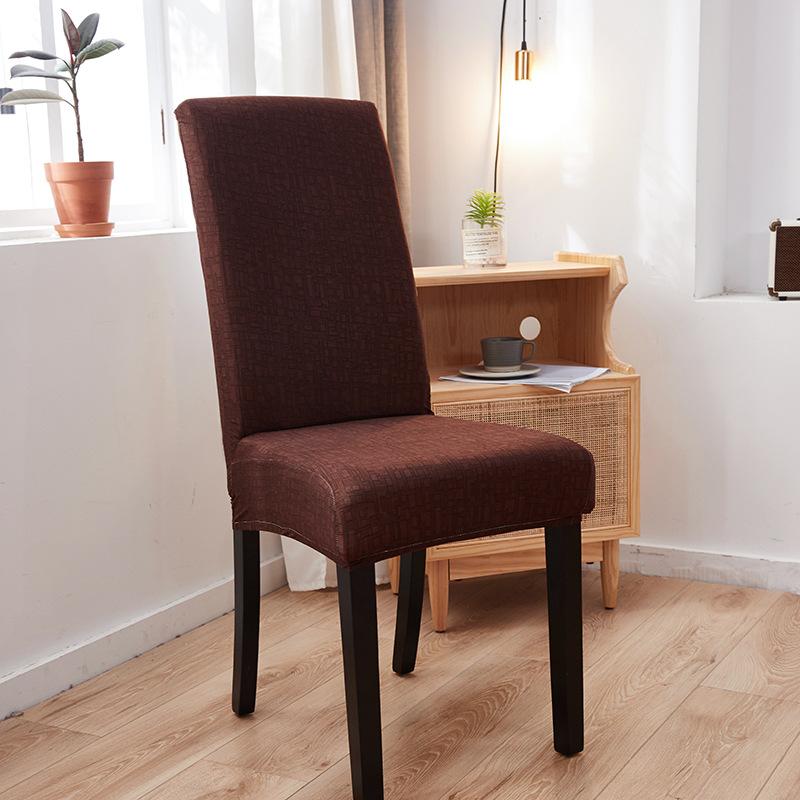 Dust-proof Tight Chair Cover Hotel Stool Cover Table Dining Chair Cover One-piece Elastic Digital Light Luxury