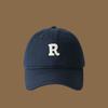 Retro Letter Baseball Hat Letter R Sun Hat Retro Embroidery Baseball Cap  Men