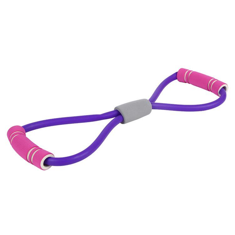 Figure-Eight Resistance Band for Yoga, Pilates, Chest Expansion, Leg Slimming, and Fitness Training.