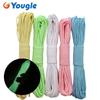 Yougle 9-жильный Светящийся в темноте и Светоотражающий Паракорд Парашютный Шнур Ремешок 25 50 100 футов