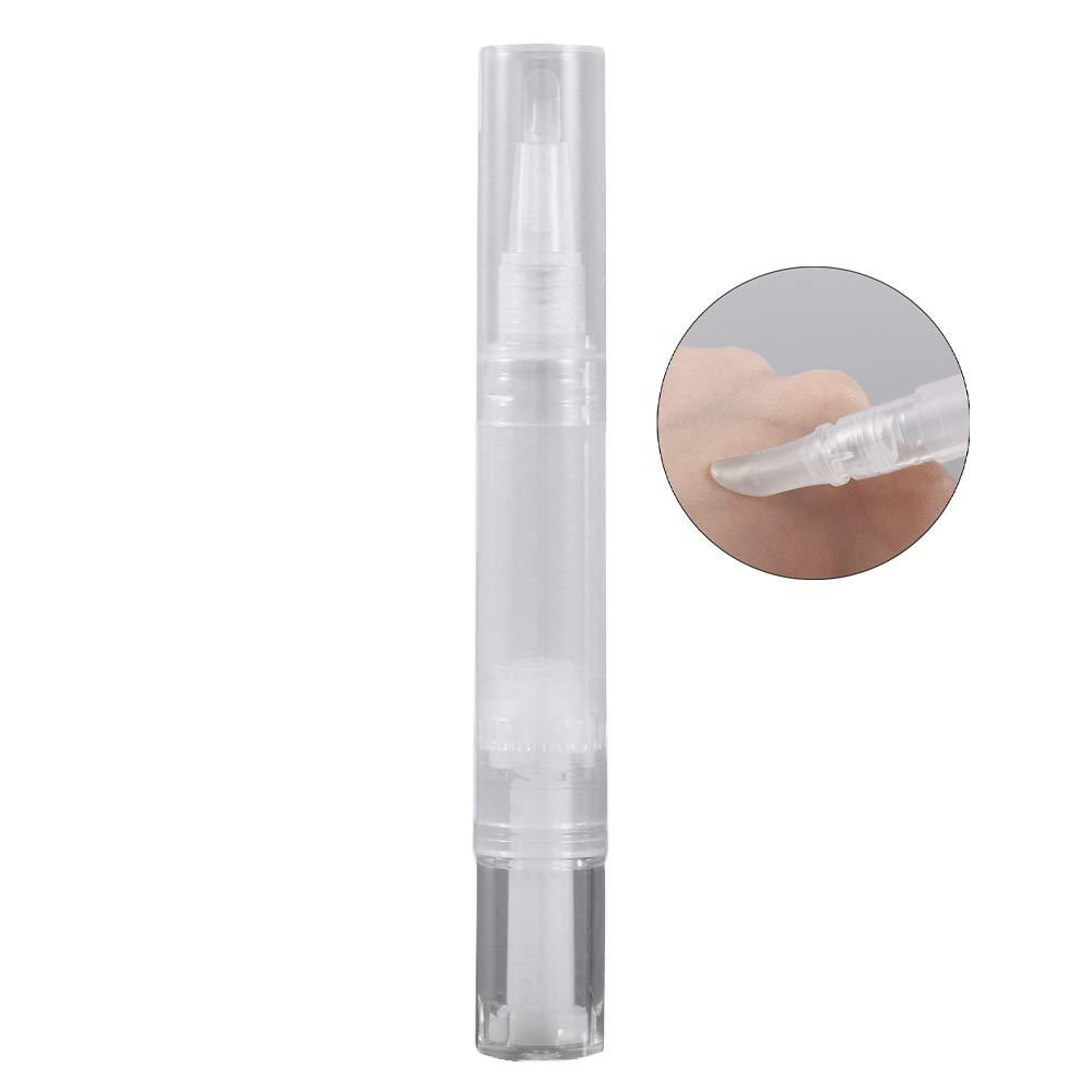 Tool Cuticle Oil Applicator Empty Nail Oil Pen Rotating Repacking Vacuum Pen Transparent Twist Pen Travel Cosmetic Container