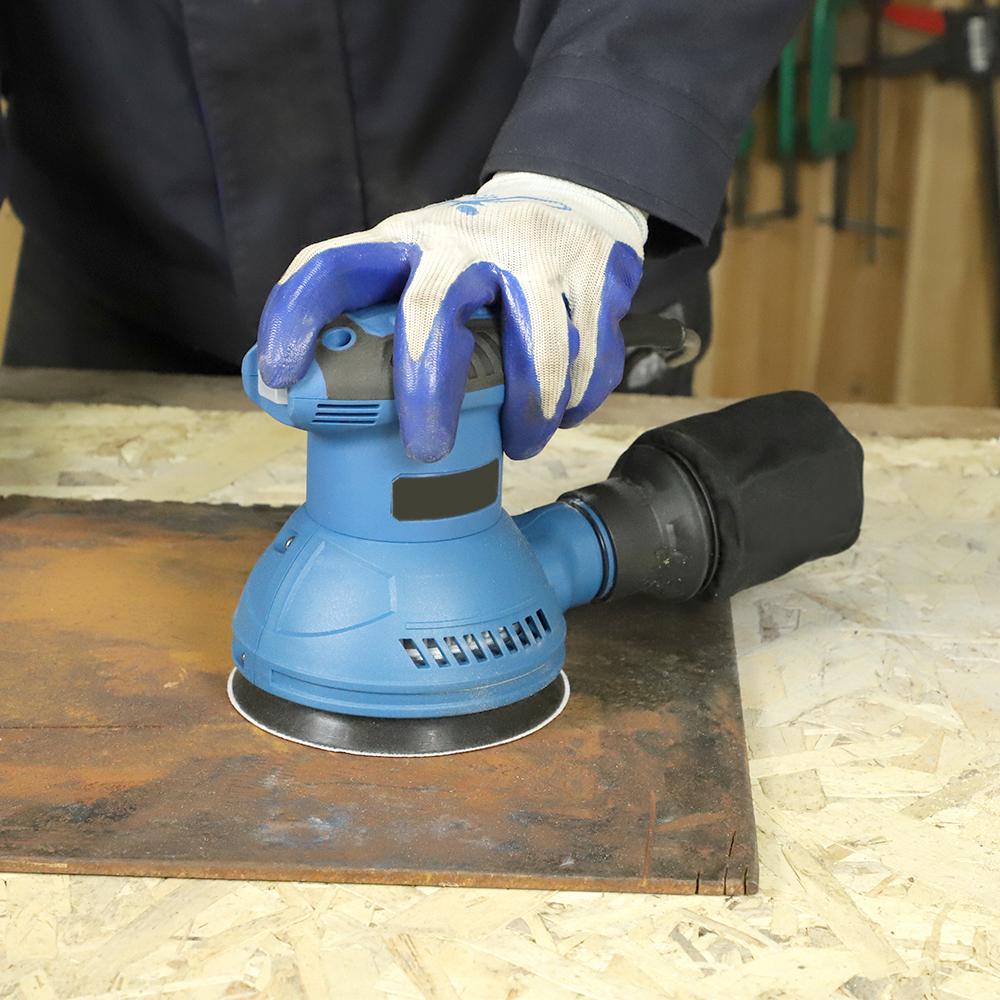 Профессиональный шлифовальный станок 320 Вт, портативный электрический шлифовально-полировальный станок со съемным пылеуловителем
