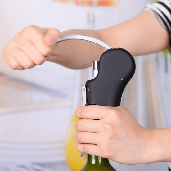 Открывалка для бутылок вина, вертикальный рычаг, штопор, эргономичная ручка, нескользящая многофункциональная быстрооткрывающаяся бутылка для напитков, инструмент для домашнего бара