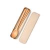 Reusable Portable Tableware With Box Cutlery Set Camp Wooden Chopsticks Spoon Set  Adults/Students