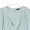 Lap Sheer Halter Blouse As2wb465