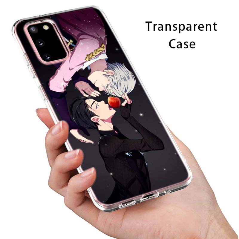 Мягкий чехол для телефона Anime Yuri On Ice для Samsung Galaxy S22 Pro S21 S20 FE Ultra S10 S10E Lite S9 S8 Plus S7 S6 Edge