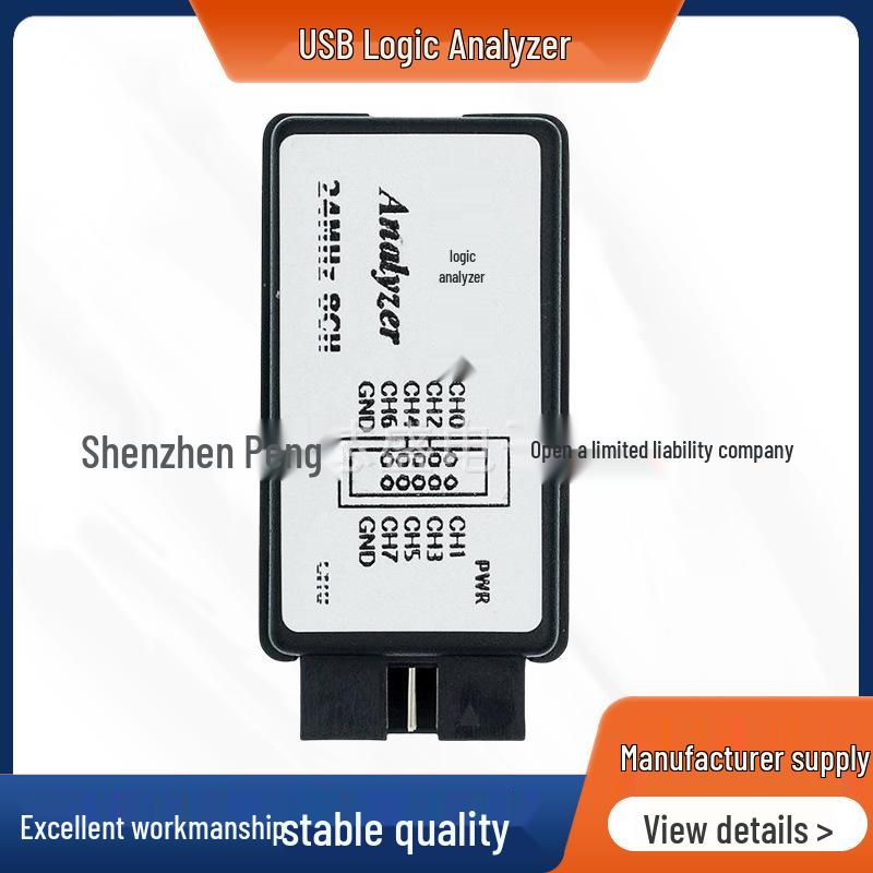 High-Frequency 8-Channel USB Logic Analyzer with ARM FPGA, 24M Sampling.
