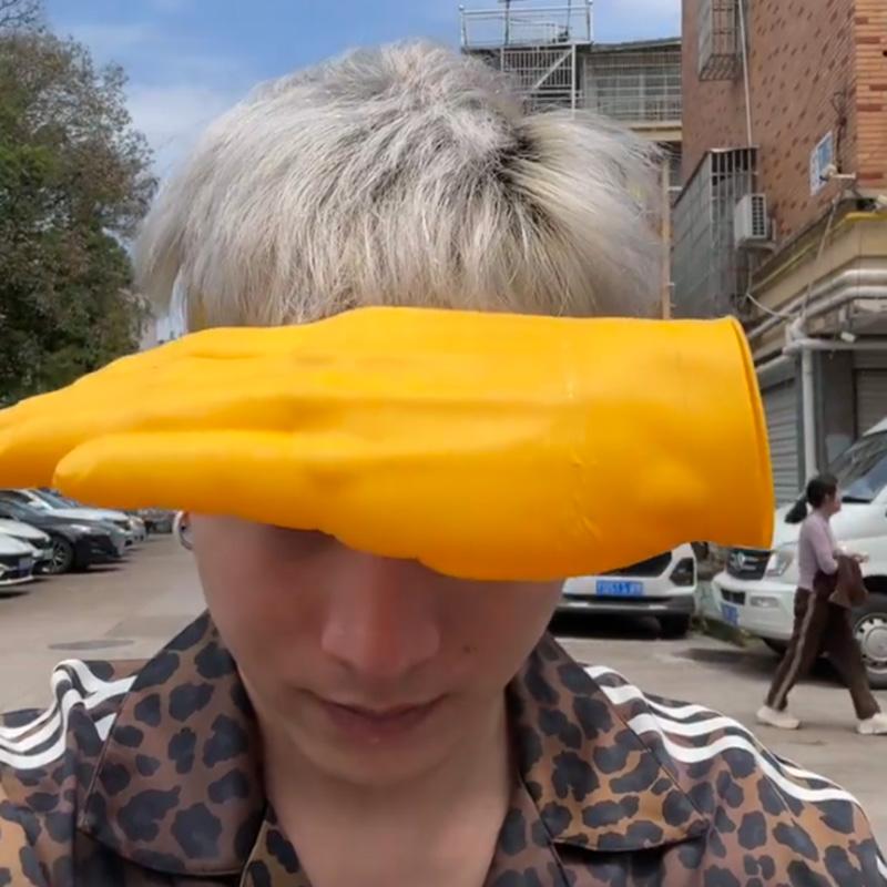 Забавная солнцезащитная шляпа в форме ладони 3D-печатные солнцезащитные шляпы-ладошки Hands-Free Защита лица от солнца Шляпа-козырек Мгновенная защита от солнца Открытый воздух Путешествия