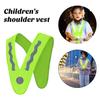 Kids Reflective Safety Vest V Shape High Visibility Breathable Wear Resistant Oxford Cloth Children Toddlers Outdoor Sports Running Cycling