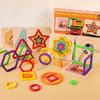 Montessori Geometric Shape Matching Board: Wooden Puzzle Teaching Aid for Toddlers.