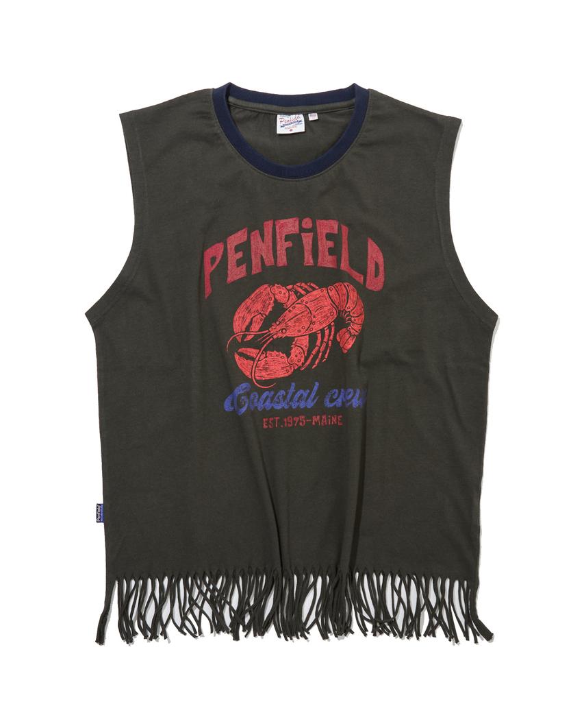 PENFIELD Crucial Винтажное произведение искусства Срезанные без рукавов Угольный_Fs2Kv41U