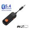 Bluetooth 5.4 Аудио Передатчик Приемник 3.5MM AUX Hifi Стерео Музыка Беспроводной Адаптер С Микрофоном Для Автомобиля Самолета ТВ ПК Наушников