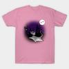 Футболка женщины One The Ghost Cat Harajuku Печать Кавайи футболка Летний короткий рукав женский футболка Top Tee