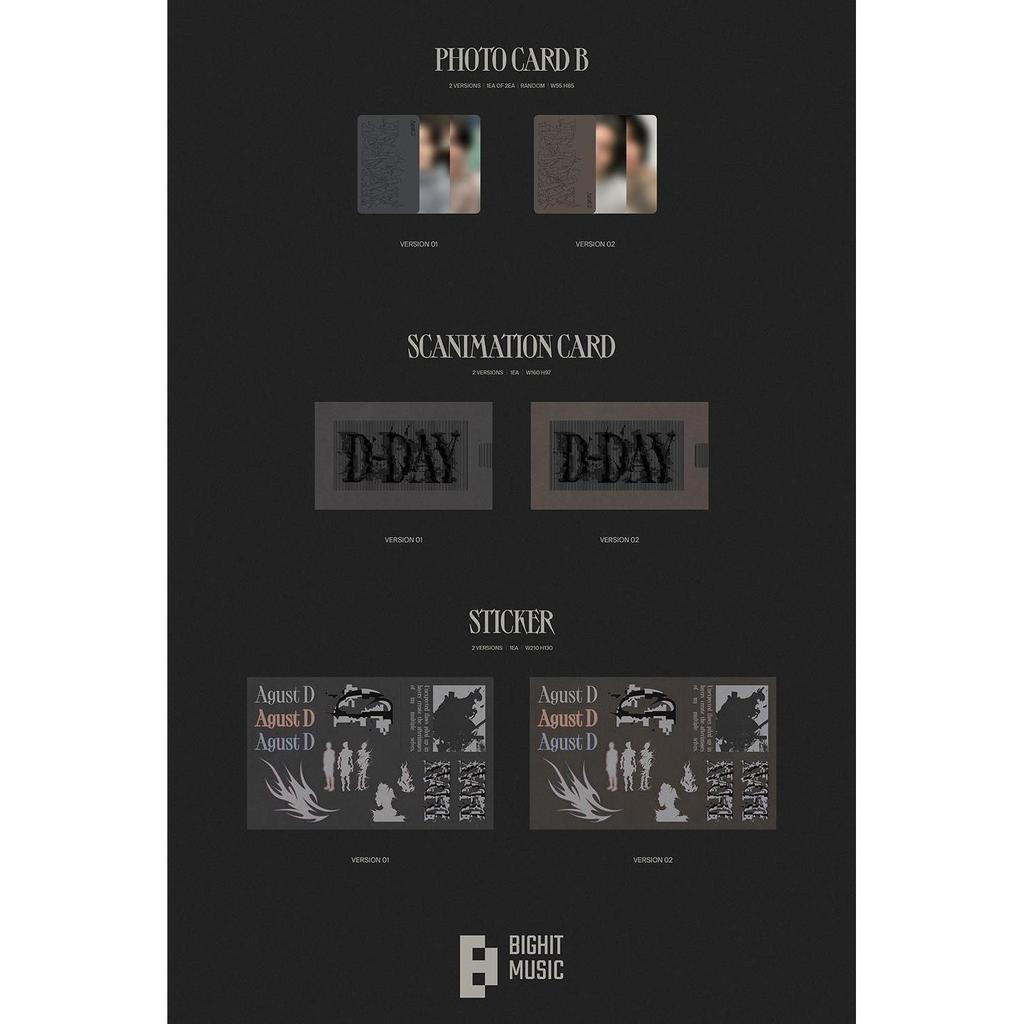 BTS Агуст Д (SUGA) «ДЕНЬ Д» (Фотокнига Вер.)