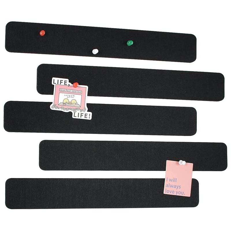 Display Cork Pictures Notice Tack Self Memo Bulletin Pin Message Strip Board Felt Wall Strips
