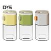 Salt & Spice Shaker 0.5g Precision Dispenser with Moisture-Proof Design 200ml BPA-Free Glass Kitchen Spice Jar for Camping BBQ