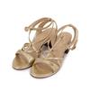 Women's Lirao Iridescent Gold 6cm Heeled Sandals LES TROPEZIENNES PAR M.BELARBI