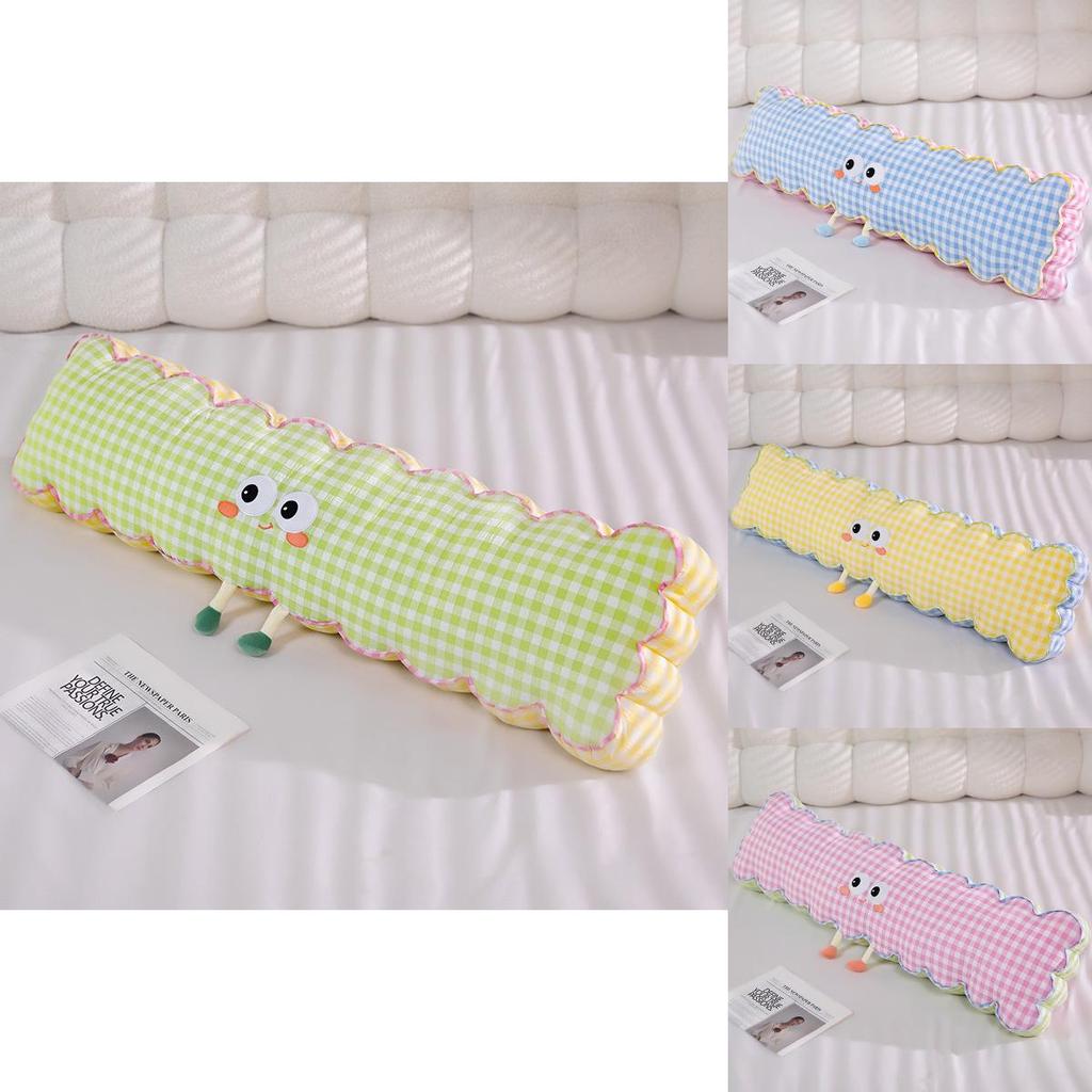 Мультяшный Стиль Сетчатый Узор Тело Беременной С Молнией Моющийся Чехол Для Комфортного Сна