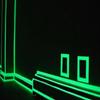 Светящаяся двухсторонняя лента Водонепроницаемый клей Флуоресцентные дополнительные материалы Сильная двухсторонняя клейкая лента Флуоресцентная Темная лестница Предупреждение
