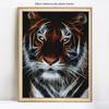 DIY Diamond Painting Full Round Tiger Diamond Embroidery Mosaic Full Display Picture