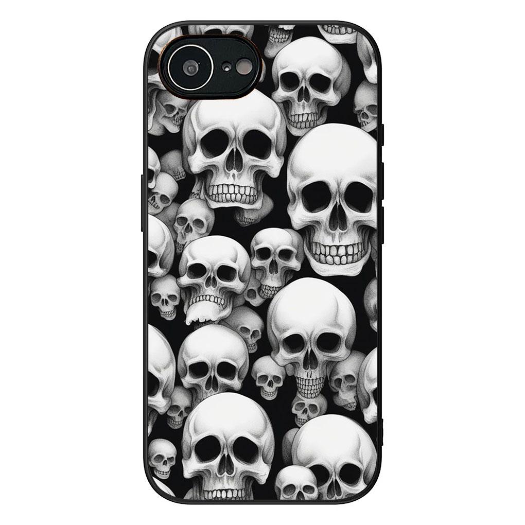 Чехол для Samsung Galaxy Note 20 9 8 S8 S10 S9 Plus A54 A33 A21S A31 M21 S10E A17 Coque Чехол для телефона Цветочный дизайн Череп Цветок Роза