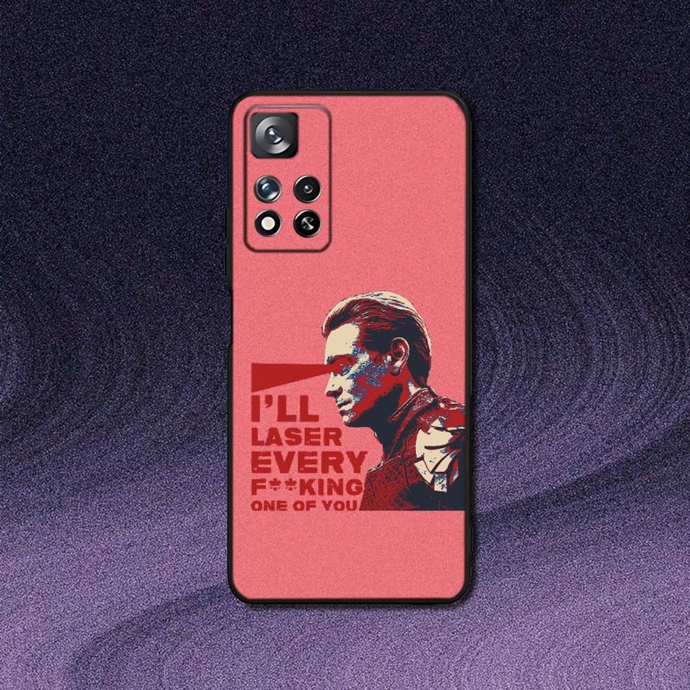 Чехол для телефона B-Boys H-Homelander для Samsung S10, S21, FE, S21, Note 20, S26, S25, S24, S23, Ultra, S9, S22, Plus Мягкий Черный