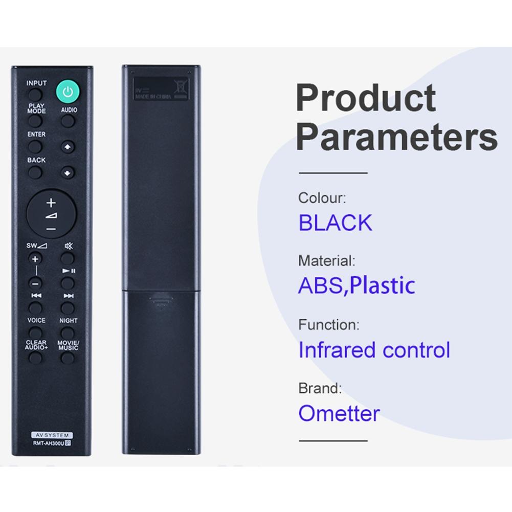 RMT-AH300U Пульт дистанционного управления саундбаром для саундбара Sony HT-CT291 SA-CT290 SA-CT291 HT-CT290 HTCT290