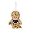 Sekiguchi Monchhichi Monchhichi COLORS Leopard X X Keychain, Print, 244485, H13.5 W8.5 D5.5cm