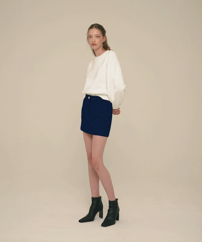 Aiseugadeuneiogongpal Wool Blended Mini Skirt