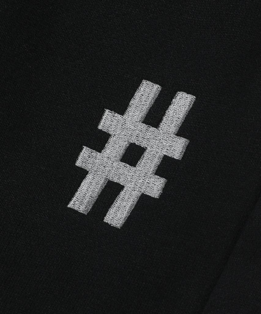 Женские базовые спортивные штаны BEENTRILL с флисовой подкладкой и логотипом-хэштегом (черный)