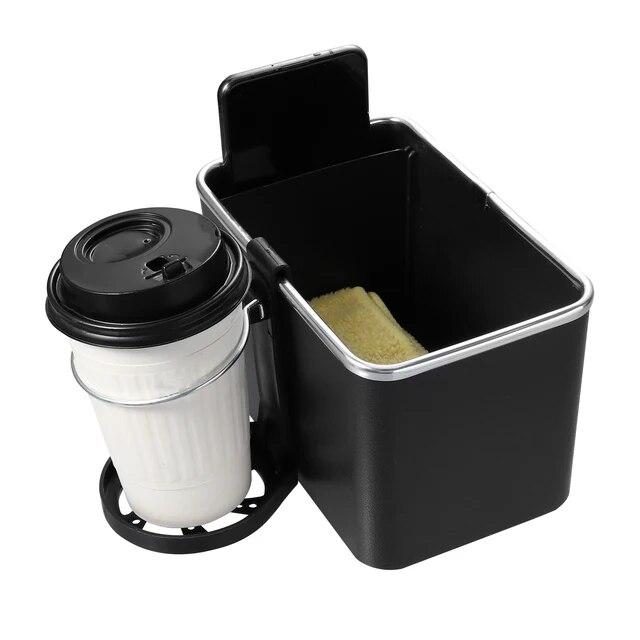 Автомобильный держатель для чашки с водой, автомобильный кронштейн для мобильного телефона, ручная коробка с крышкой, коробка для салфеток, чашка для воды на заднее сиденье, автомобильная коробка для салфеток с накачкой