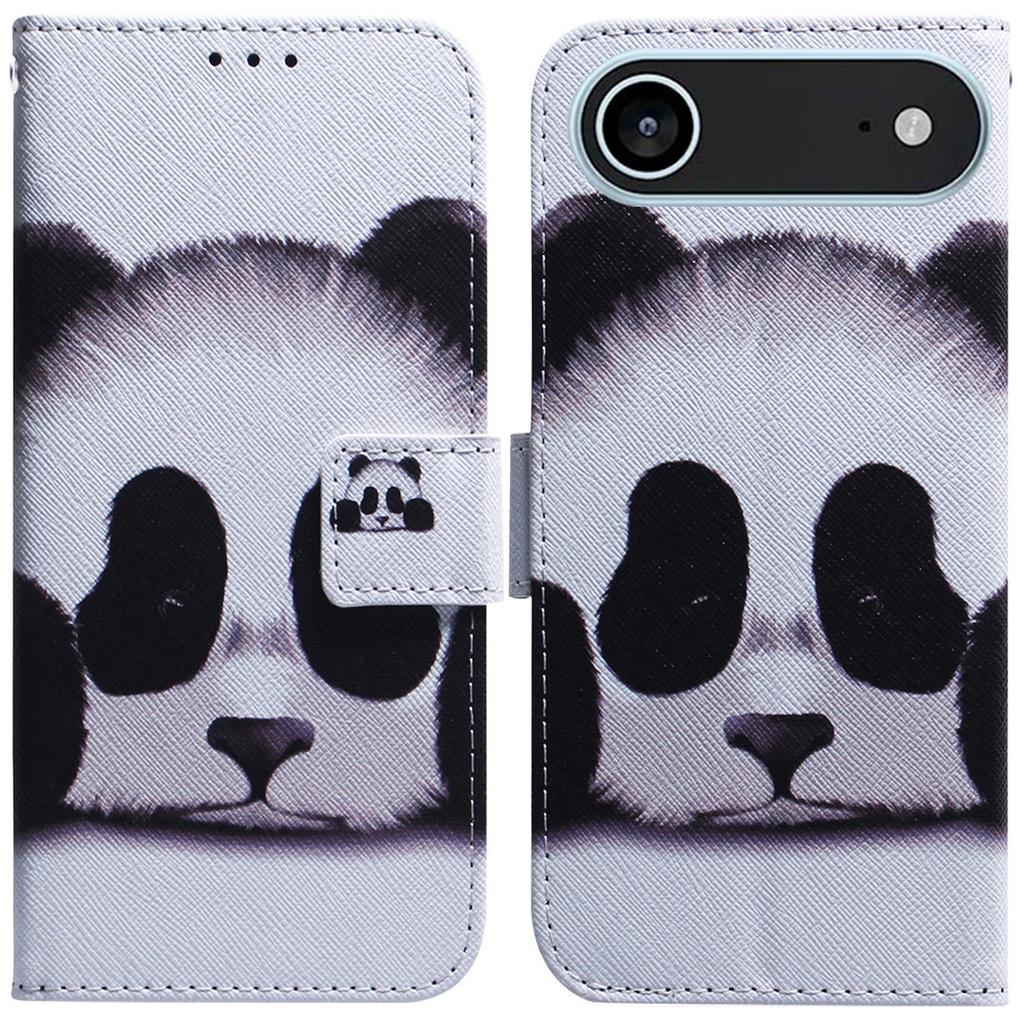 For iPhone 17 Air Wallet Case Pattern Print Leather Phone Cover