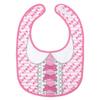 [LittleForBig] Взрослый слюнявчик, Милый фартук для ухода за больными [Хлопок + Водонепроницаемая простыня] Розовый, Девичий узор, Милая девчушка