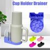Силиконовая дренажная стойка для чашек, сушилка для ледяного бара, сушилка для кружки, бутылка молока, дренажная полка для бокала для вина, полка