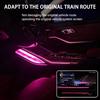 11 Colors LED Crystal Console Saddle Light Ambient Light Colored Decorative Strip Lights For BMW 3 4 Series G20 G22 M3 M4 Car