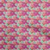 Cotton Flex Fuschia Pink Fabric Abstract Sewing Material Print Fabric By The Yard 40 Inch