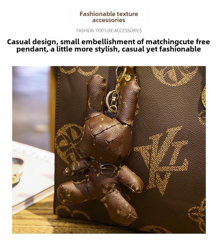 Guangzhou Women's Light Luxury Handbag: 2023 Large-Capacity High-End Floral Tote