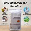 Namhya Herbal Spiced Black Loose Leaf Tea with Ashwagandha, Brahmi, Cinnamon | Stress Relief, Focus, Stamina & Digestion Support | Ayurvedic