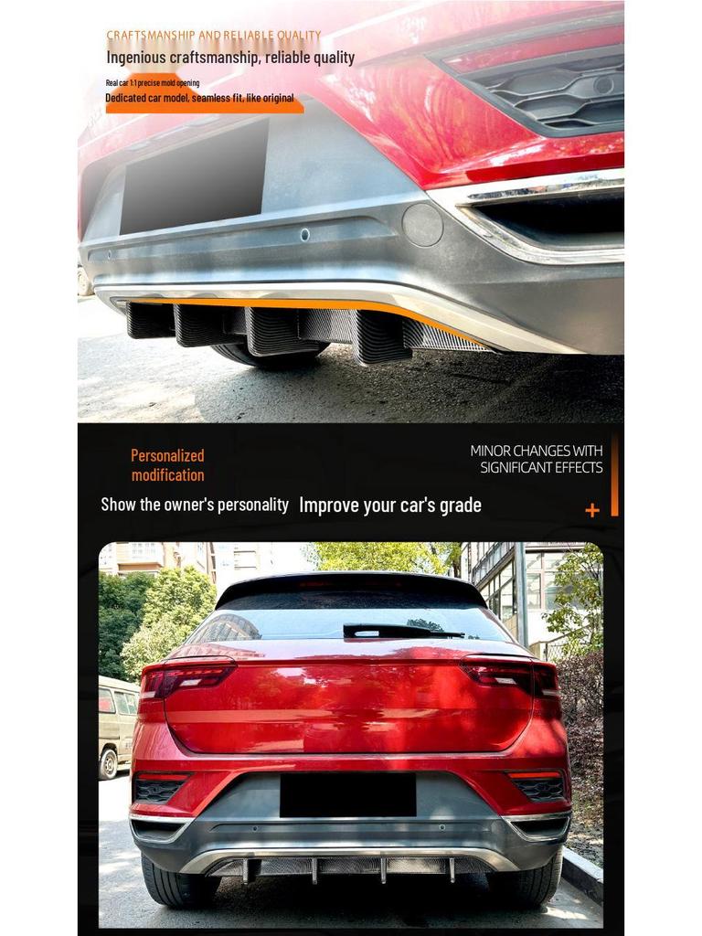 Volkswagen T-Roc Задний спойлер (2018-2022 гг.) – Аксессуар для модификации экстерьера