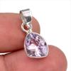 Natural Pink Amethyst Gemstone 925 Solid Sterling Silver Jewelry Pendant 1" B4u28