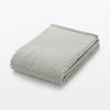 MUJI Мягкое и тонкое хлопковое банное полотенце 60x120 см Зеленая полоска Легкое Быстросохнущее