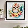 New Arrival 5D DIY Full Circle Diamond Painting "Lovely Owl" Embroidery Cross Stitch Home Decor Gift