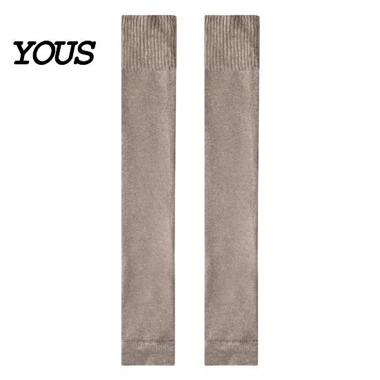 Outdoor Cold Protection Leggings Thickened Over-the-knee Leg Warmers for Women, Soft Thermal Sleeves, Winter Women Anti-slip Long Knee High