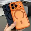 Luxury Soft Frame For Magsafe Clear Acrylic Case For iPhone 17 Pro Max Air 16 Funda 15 14 13 12 Pro Max 11 Shockproof Hard Cover
