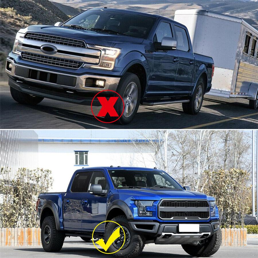 For Ford F150 F-150 2015-2019 Carbon Fiber Color Front Head Light Eyelid Molding Trim