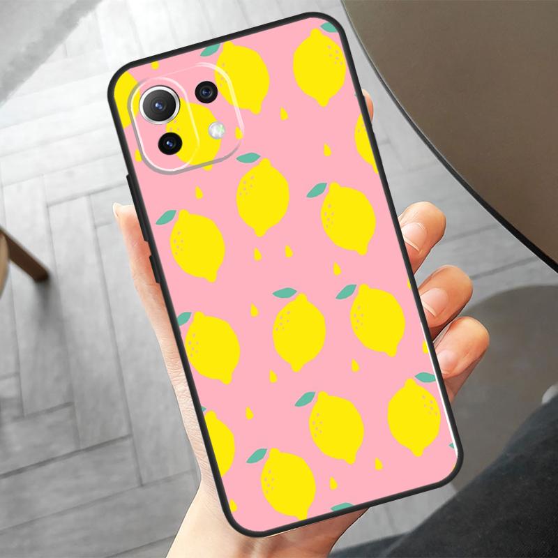 Летний Фруктовый Лимонный Чехол Для Xiaomi 15 Pro 13 14 Ultra 11T 12T 13T 14T Pro POCO F7 X7 Pro X3 X5 X6 F5 F6 Обложка