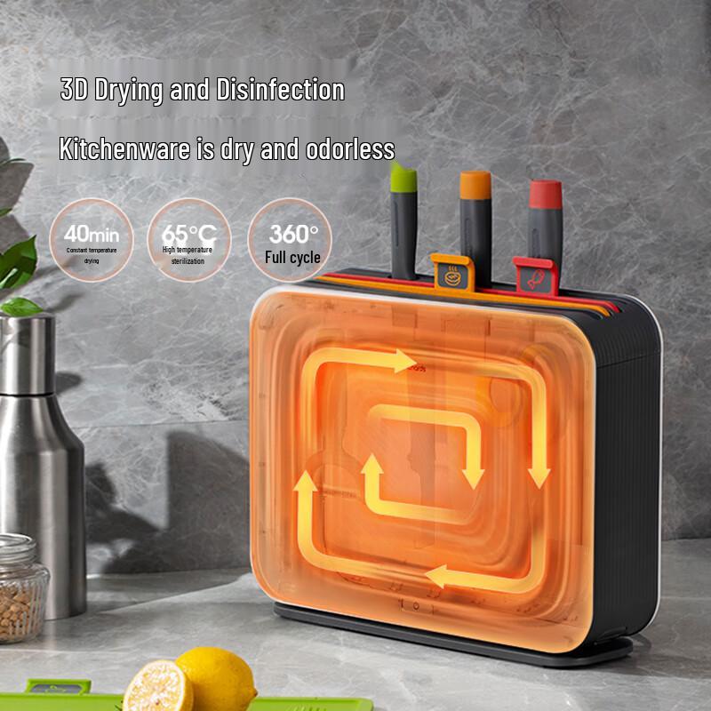 Набор подставок для ножей Morphy Richards MR1002 с УФ-стерилизацией, штепсель CN (адаптер в комплекте)